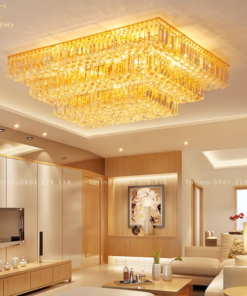 Đèn mâm pha lê thiết kế MTK 7018-V