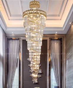 Đèn thông tầng pha lê TTT-8053