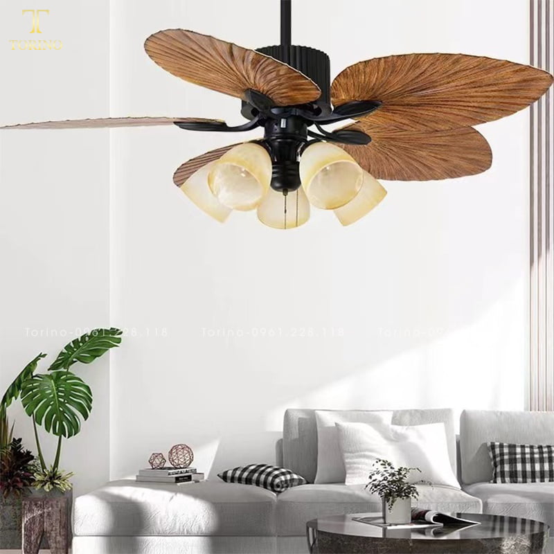 Quạt trần đèn hiện đại TQ-8203