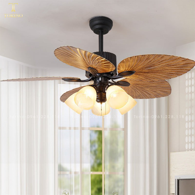 Quạt trần đèn hiện đại TQ-8203