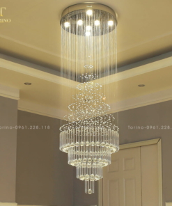 Đèn thông tầng pha lê TTT-8019