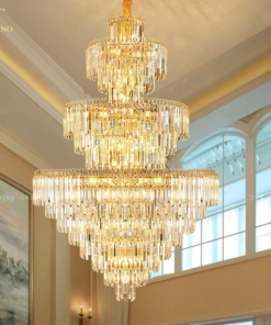 Đèn thông tầng pha lê TTT-8054