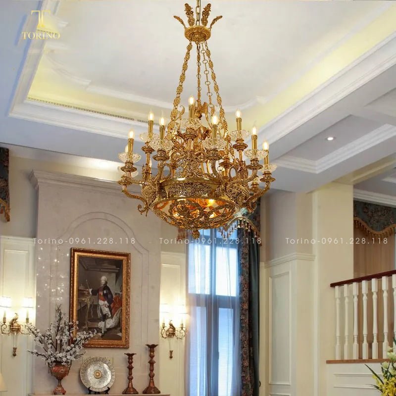 Đèn chùm cổ điển Châu Âu TDC-6846
