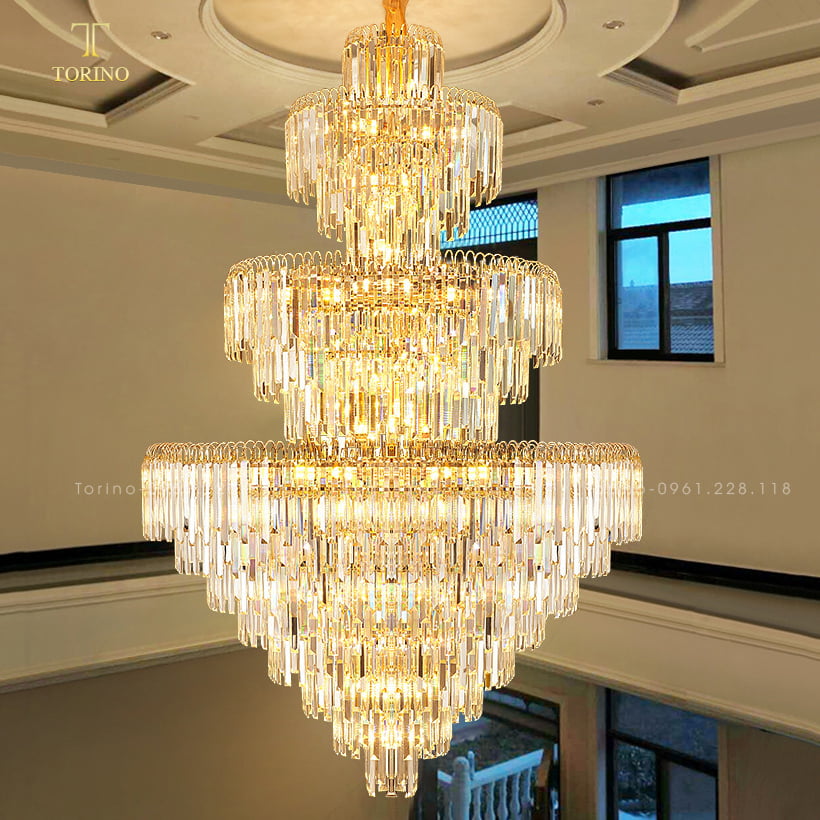 Đèn thông tầng pha lê TTT-8054