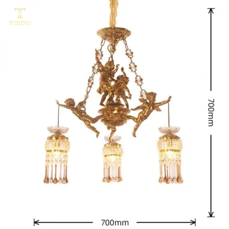 Đèn chùm cổ điển Châu Âu TDC-6808