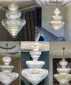 Đèn thông tầng pha lê TTT-8054