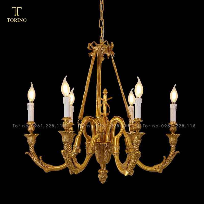 Đèn chùm cổ điển Châu Âu TDC-6812