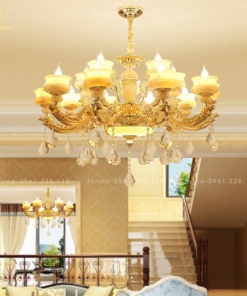 Đèn chùm bát đá tự nhiên TCP-6505-15
