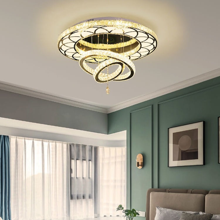 Đèn mâm pha lê MPL-7045 10 Ánh sáng đèn mâm đẹp mắt