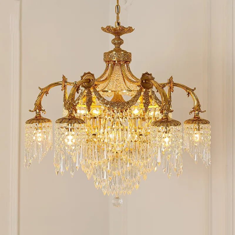 Đèn chùm cổ điển Châu Âu TDC-6839