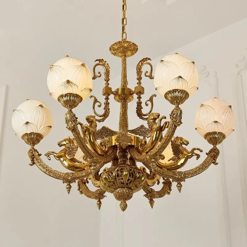 Đèn chùm cổ điển Châu Âu TDC-6823