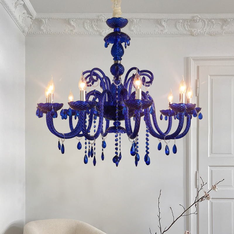 Đèn chùm hiện đại TCH-8637-Xanh