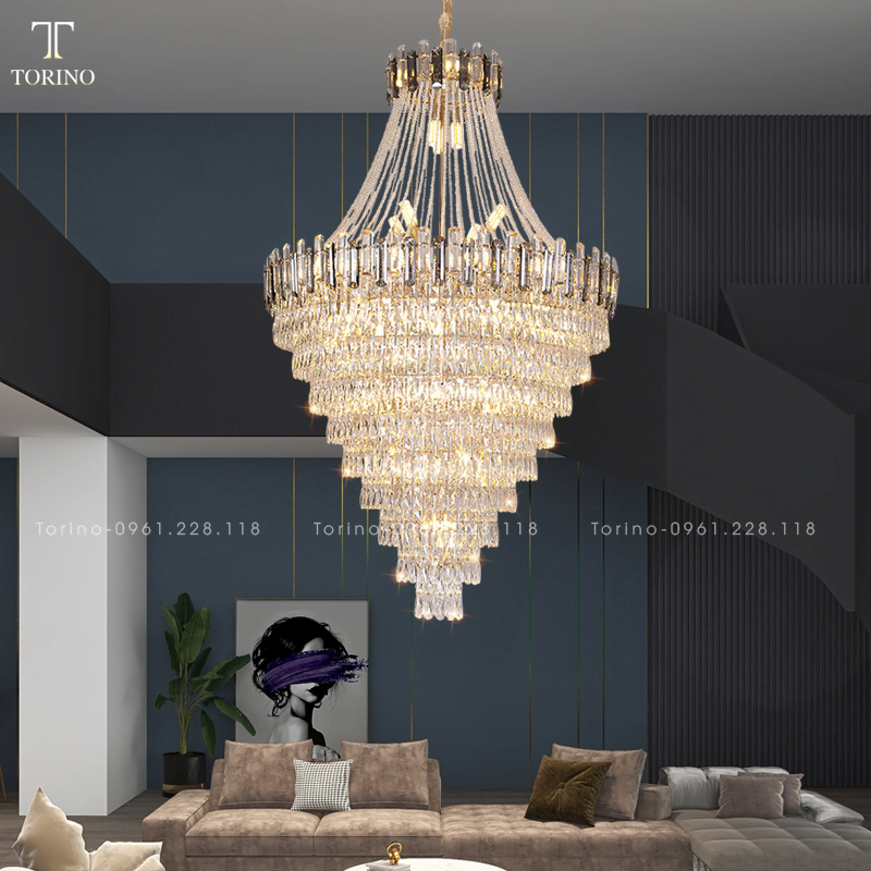 Đèn thông tầng pha lê TTT-8024