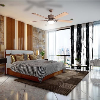 Quạt trần đèn Nhật Bản TQK-181-BA