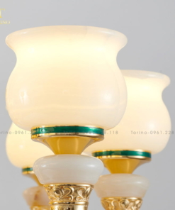 Đèn chùm bát đá tự nhiên TCP-6516-15