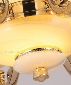 Đèn chùm bát đá tự nhiên TCP-6509-15