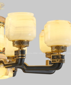 Đèn chùm bát đá tự nhiên TCP-6515-15