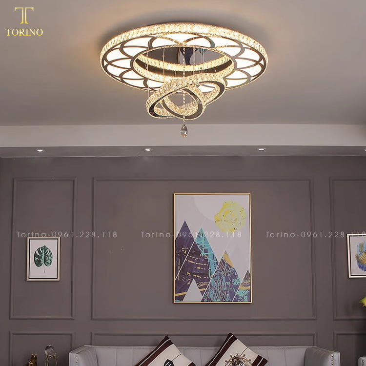 Đèn mâm pha lê MPL-7045 2 Đèn mâm pha lê MPL-7045
