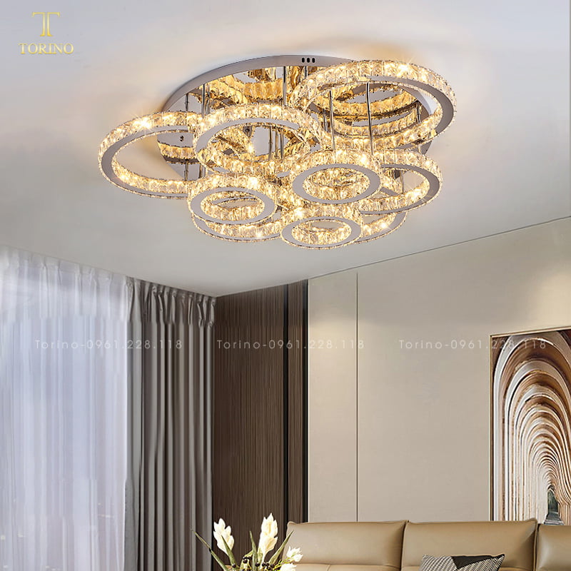 Đèn mâm pha lê MPL-7046 3 Đèn mâm pha lê MPL-7046