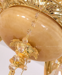 Đèn chùm bát đá tự nhiên TCP-6504-8