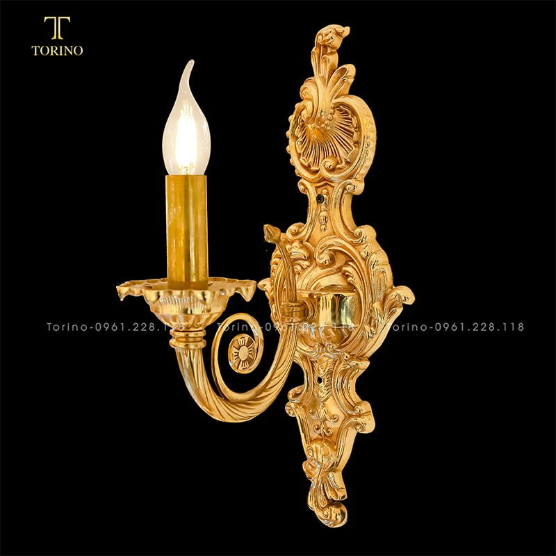 Đèn treo tường đồng TTD-2507-1 2 Đèn treo tường đồng TTD-2507-1