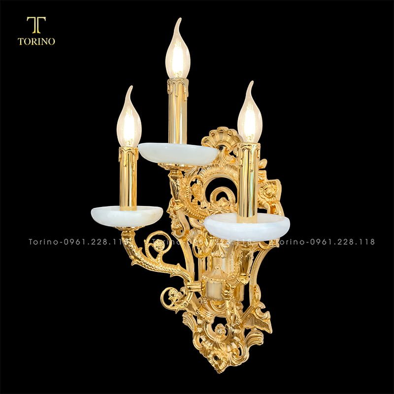 Đèn treo tường đồng TTD-2511-3 2 Đèn treo tường đồng TTD-2511-3