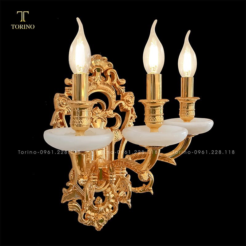 Đèn treo tường đồng TTD-2514-3 2 Đèn treo tường đồng TTD-2514-3