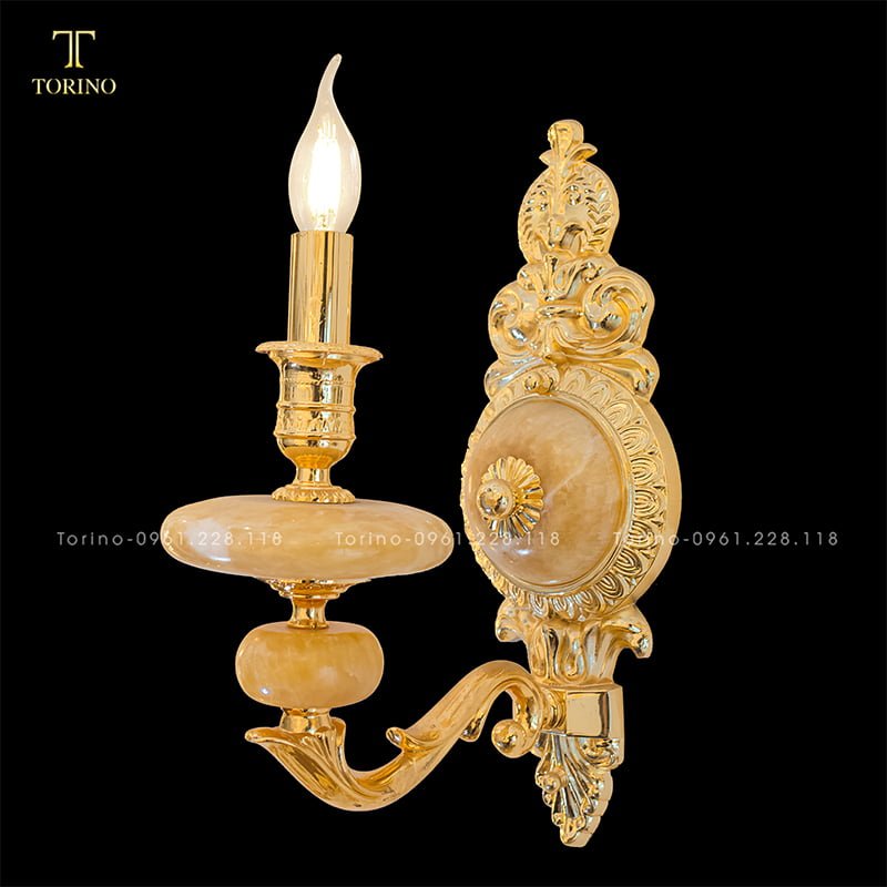 Đèn treo tường đồng TTD-2522-1 2 Đèn treo tường đồng TTD-2522-1