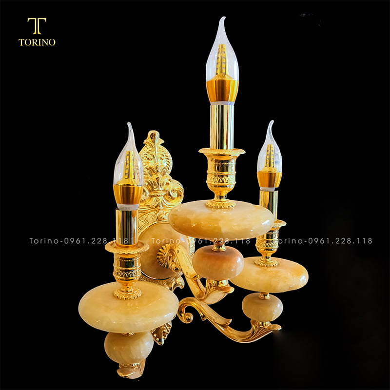 Đèn treo tường đồng TTD-2522-3 2 Đèn treo tường đồng TTD-2522-3