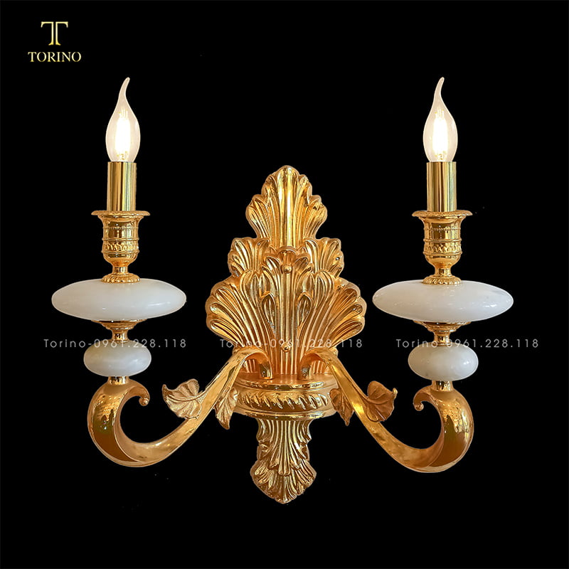 Đèn treo tường đồng TTD-2523-2 2 Đèn treo tường đồng TTD-2523-2