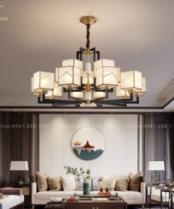 Đèn Chùm Đồng Phòng Khách Đẹp DCD-1778