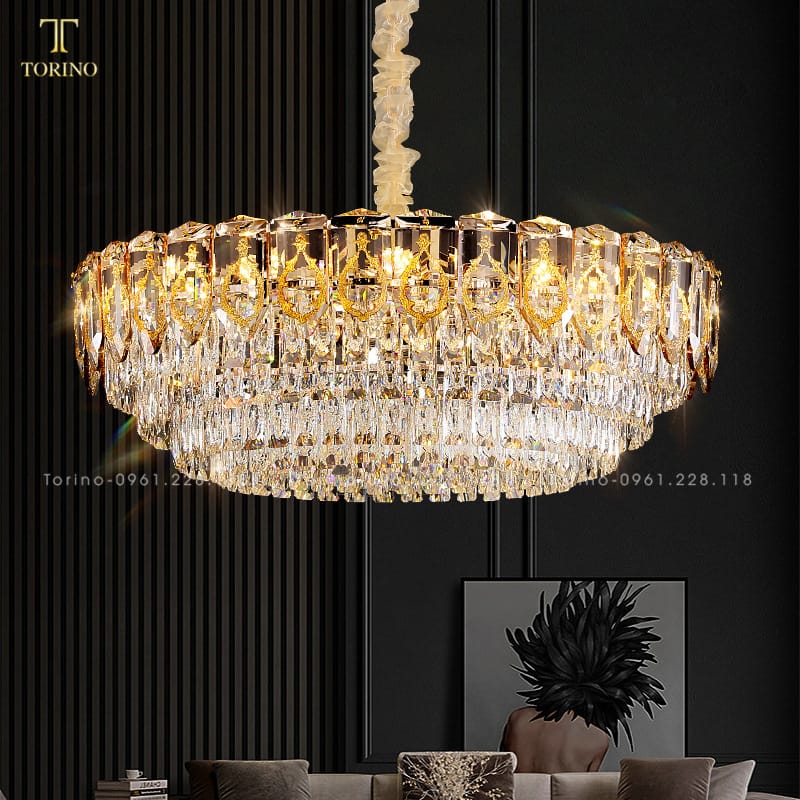 Đèn chùm pha lê hiện đại DCH-3796-60 12 Đèn chùm pha lê hiện đại DCH-3796-60